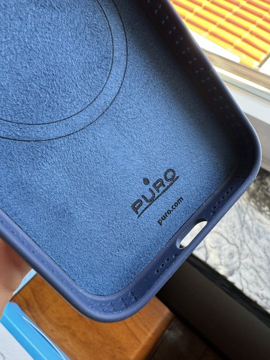 Capa Marca Puro com MagSafe para Apple Iphone 15 Pro - Azul64740893061123124