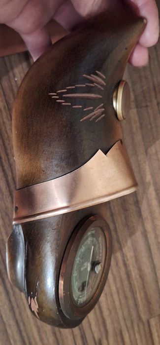 Barómetro, Termómetro Antigo - estilo sapato