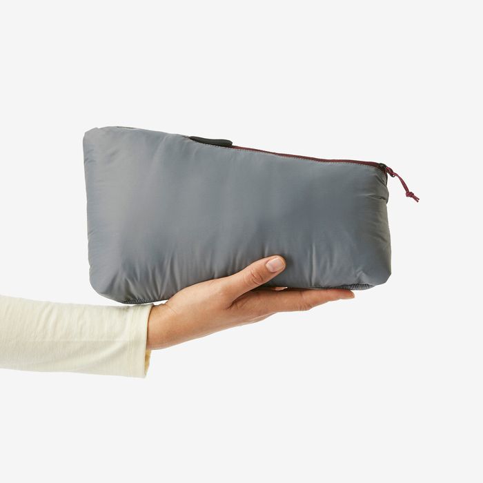 Casaco de penas de Trekking na montanha com capuz - MT100 -5°C -