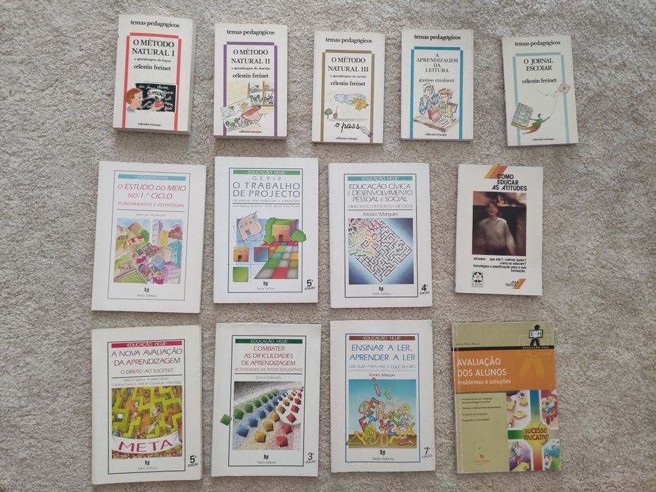 Livros de educação ( alguns esgotados)