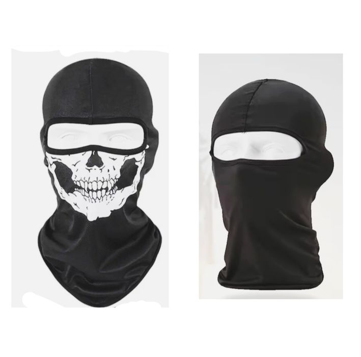 Балаклава з черепом і без  принту