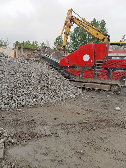 PRZEKRUSZ betonowy, kamień kopalniany