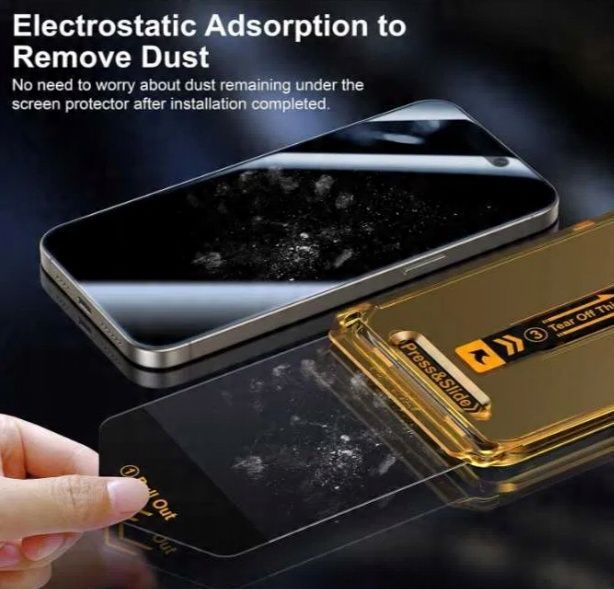 Ekran Prywatności Esanik Do Iphone'a 15 Pro 2+2 Sztuki