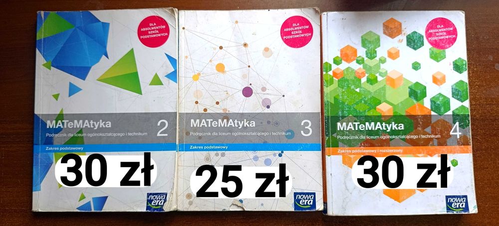Podręczniki 2-4 liceum/technikum