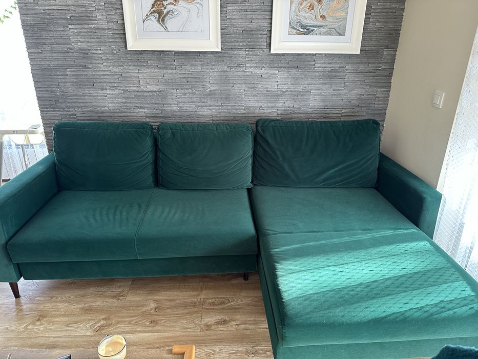 Narożnik butelkowa zieleń