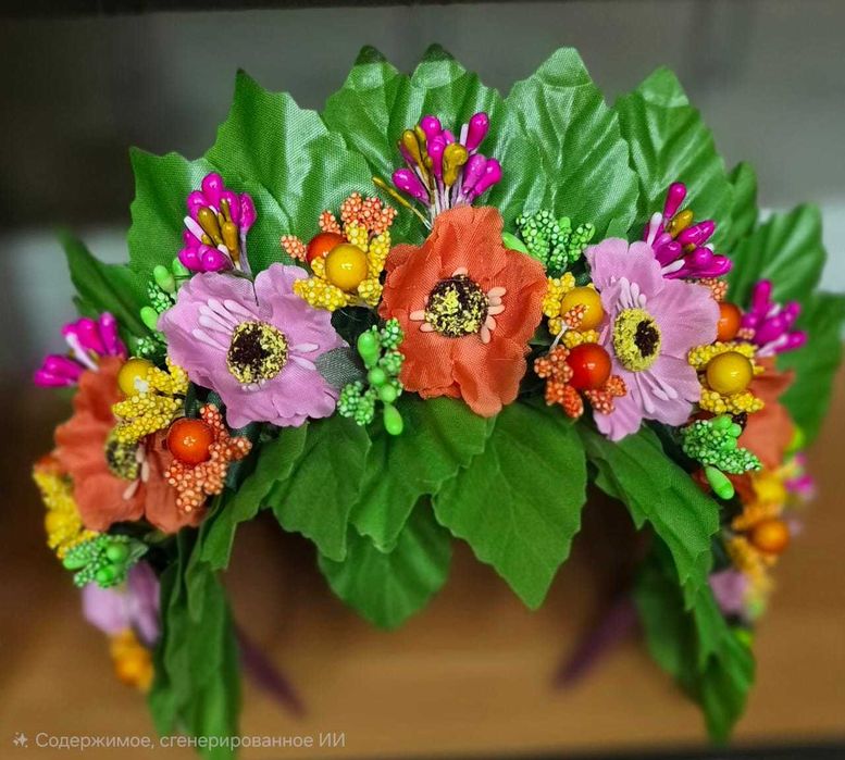 Вінок на голову ручної роботы