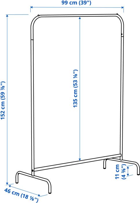 Вішалка для одягу IKEA, 99x152 см