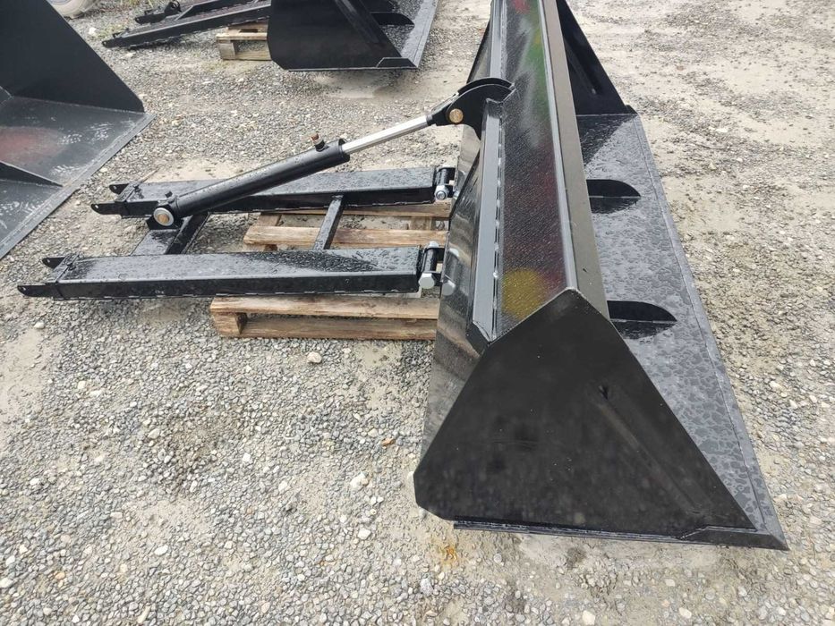 Solidna łyżka do wózka widłowego hydrauliczna do materiałów sypki