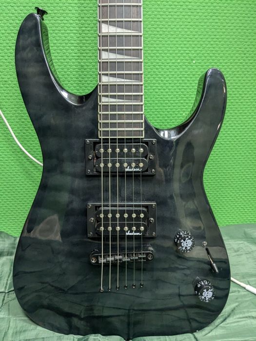 Продам редкий Jackson JS32TQ maple arch top transparent black
