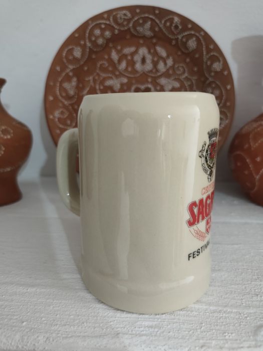 Caneca cerveja Sagres do Festival de 1984 em Elvas