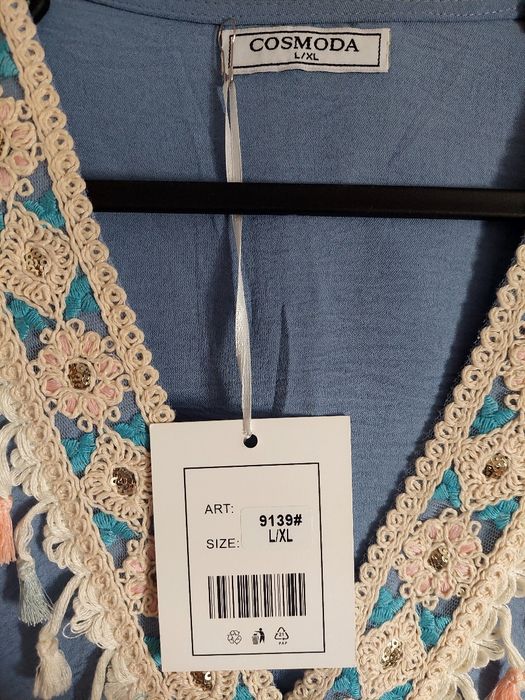 Vestido  cor ganga L/XL