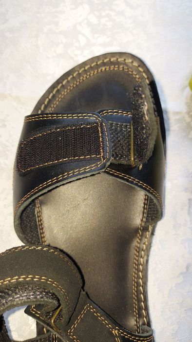 Шкіряні босоніжки,босоножки 45-46 р