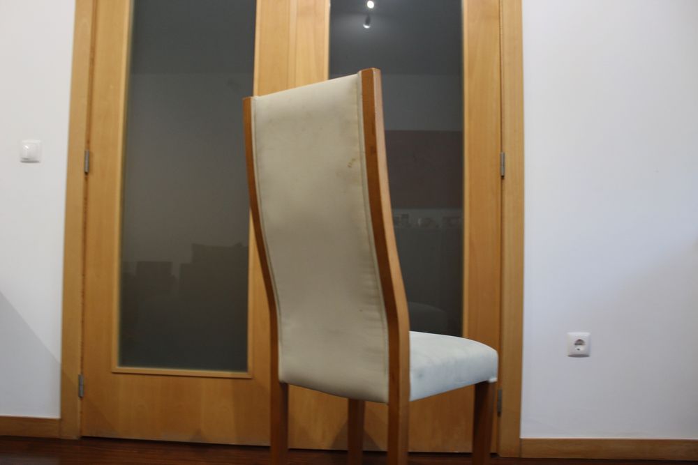 Cadeiras de jantar em tecido (x6)