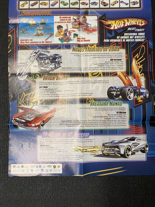 Poster A2 Coleção Hot Wheels 2009