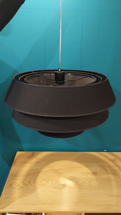 Lampa czarna wisząca Kler