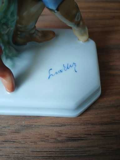 Duża figurka porcelanowa tancerzy Herenda