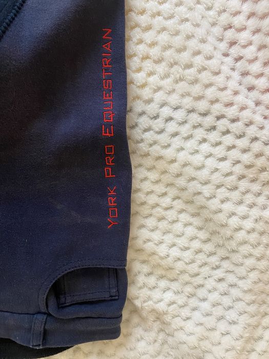 Granatowe bryczesy york 152