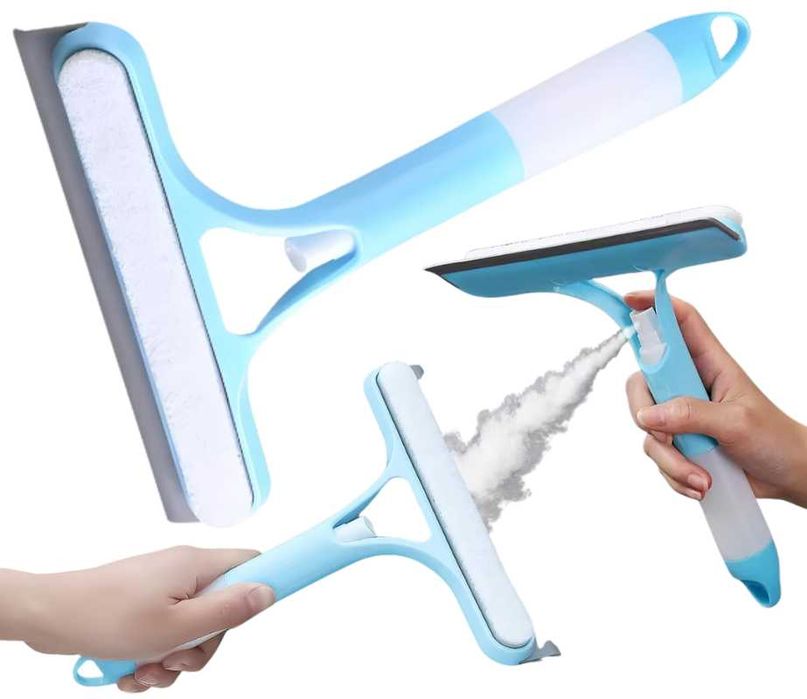 Ściągaczka myjka do okien szyb luster kabiny ze spryskiwaczem