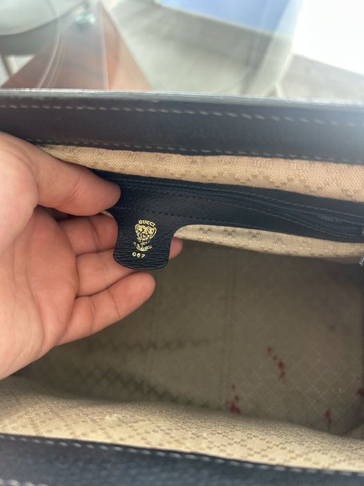 Mala  Gucci Vintage modelo kelly