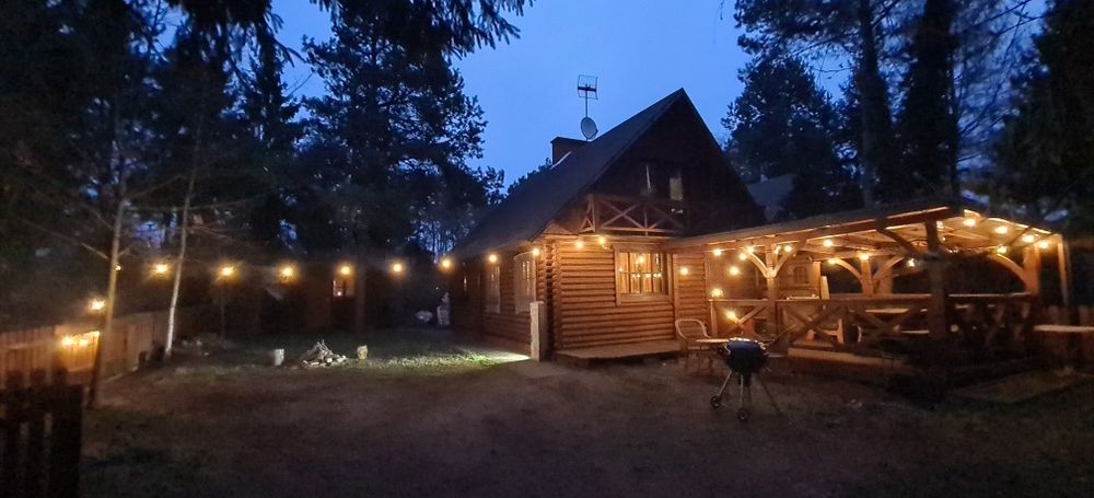 Dom Letniskowy Białka 120m2 Jezioro Grill Ognisko TV 50" Dvd 10 łóżek 3 sypialnie Jacuzzi Bania Kominek Piwnica