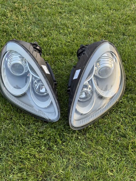 Lampy przednie porsche cayenne 2 2010->, xenony z doswietlaniem zakret