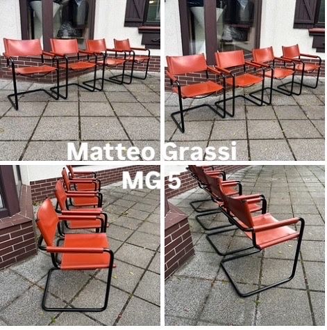 Matteo Grassi MG5 Centro Studi. Krzesło Bauhaus