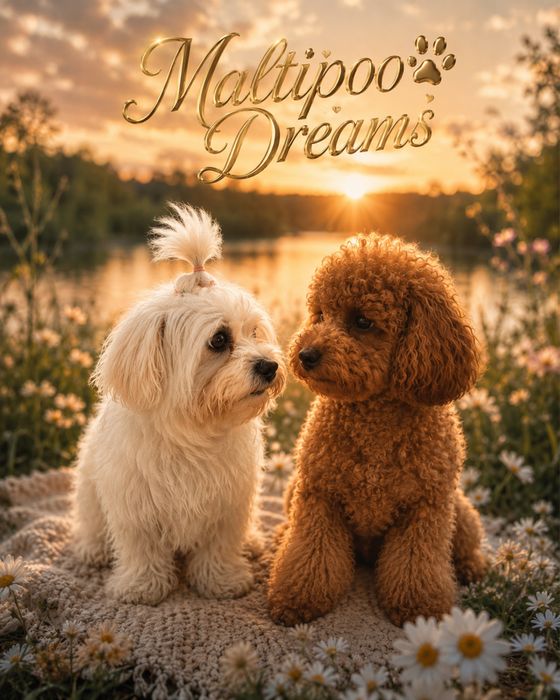 Maltipoo chlopczyk