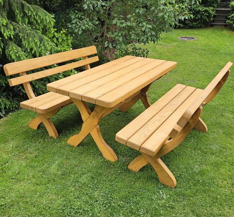 Meble ogrodowe, meble drewniane, meble do ogrodu, ławka, stół