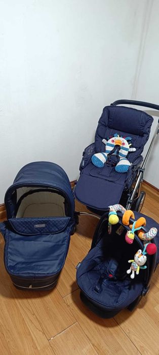 Trio bebecar azul escuro
