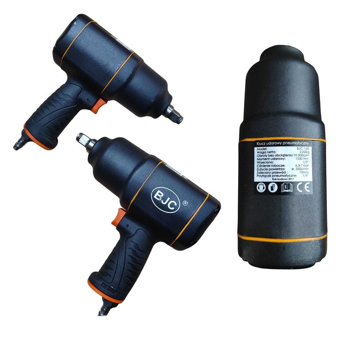 Klucz udarowy pneumatyczny BJC-105 1/2" 1200–1600 Nm 6,2 bar