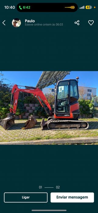 Mini Giratoria - Abertura Piscinas/limpeza terrenos