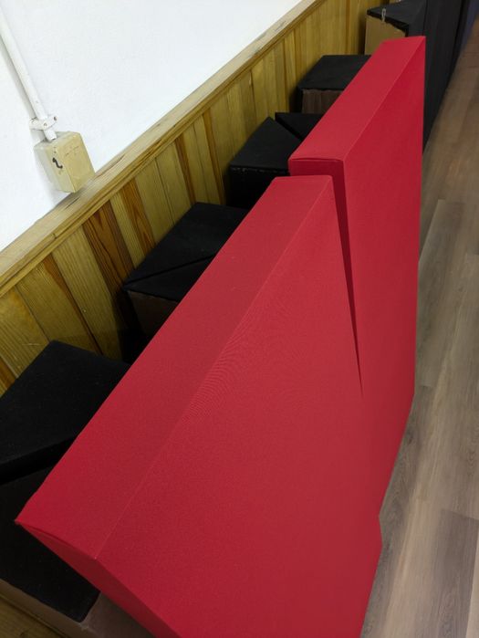 KIT de 16 Painéis p/ Tratamento Acústico — Lã de Rocha & MDF (PORTO)