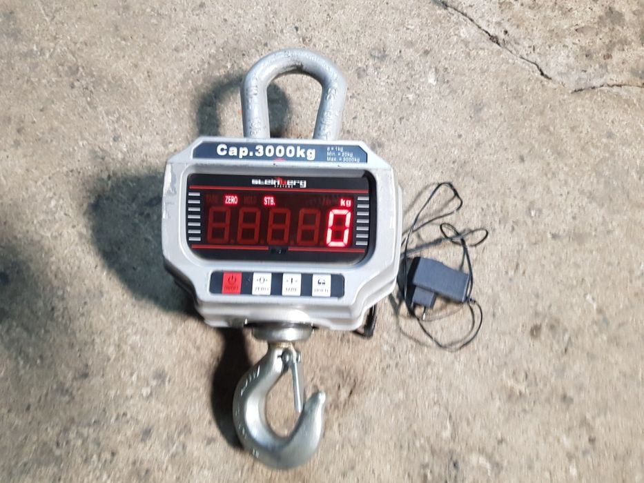Waga hakowa wisząca przemysłowa 3000kg elektroniczna