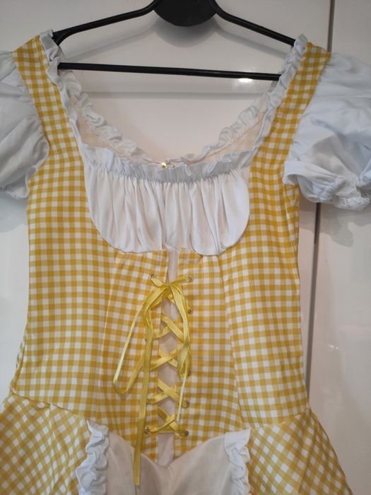 Sukienka baby Dolls goldilocks kostium strój halloween przebranie