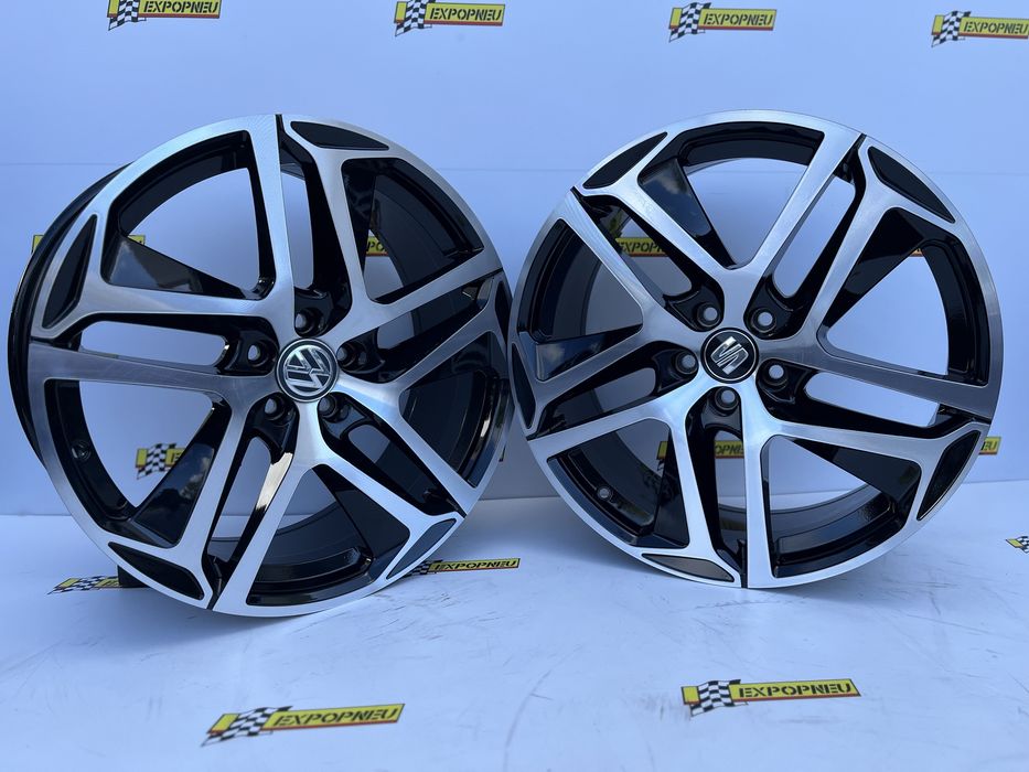 Jantes 18 Seat, Vw, Audi em 5x100. Espaçadores e pintura de bombas