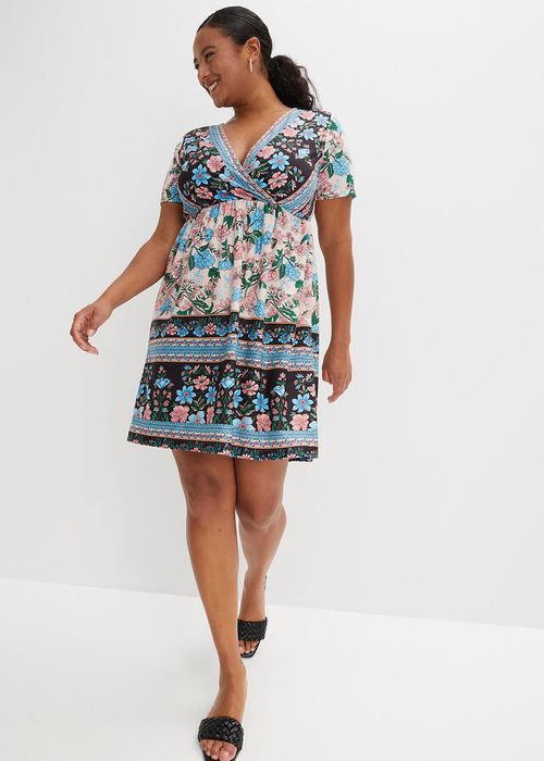 B.P.C sukienka kopertowa we wzory 40/42.