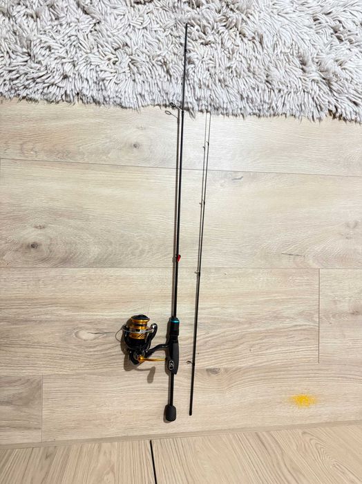 favorite blue bird 0,5-3g + daiwa 25 revros lt2500