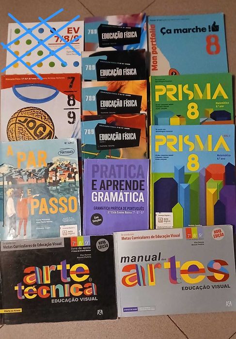 Manual Escolar + Caderno Atividades 8° ano