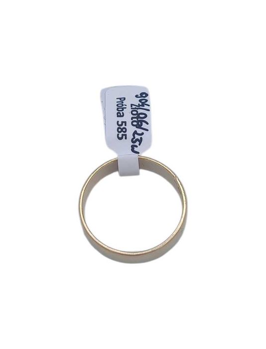 Złota obrączka 585p | 3,28g | r. 17