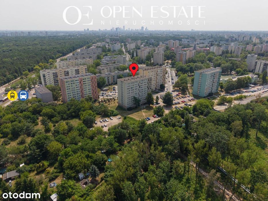 2 pokoje | 37 m² | Metro Młociny | Bielany
