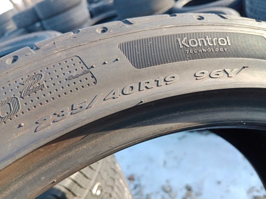Opona używana 235/40R19 Hankook Ventus S1evo2 1szt.