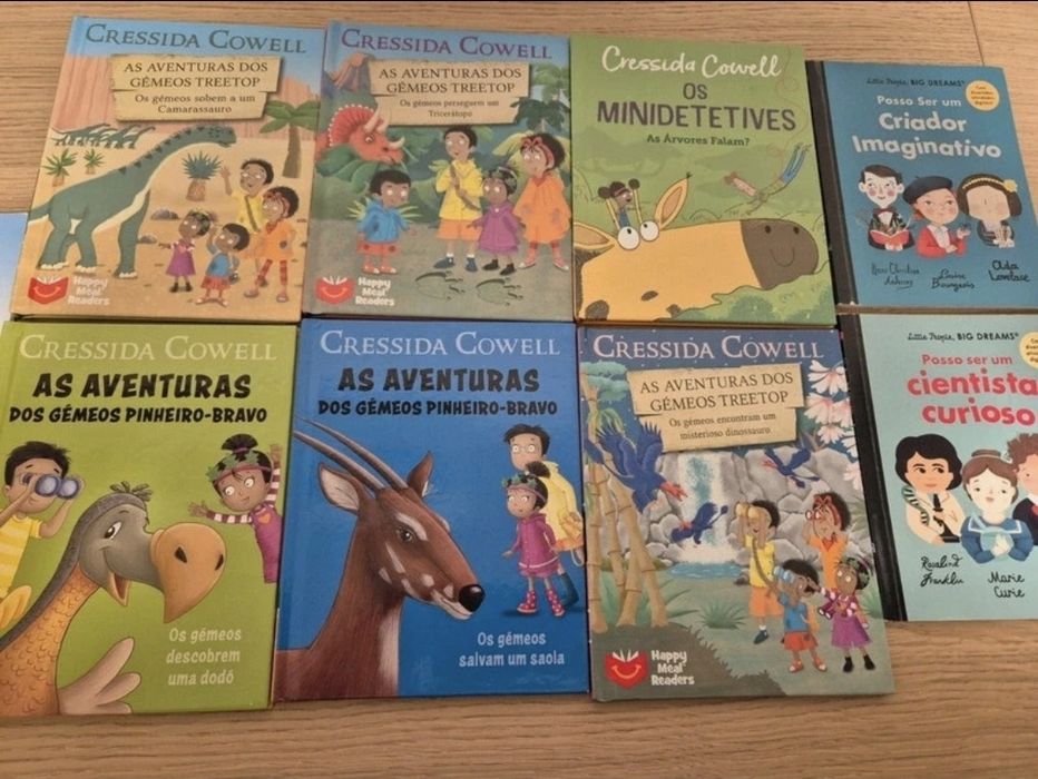 Conjunto de livros para menino