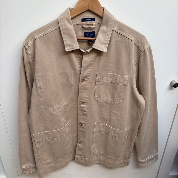 GANT Casaco Sobrecamisa Bege NOVO (M)