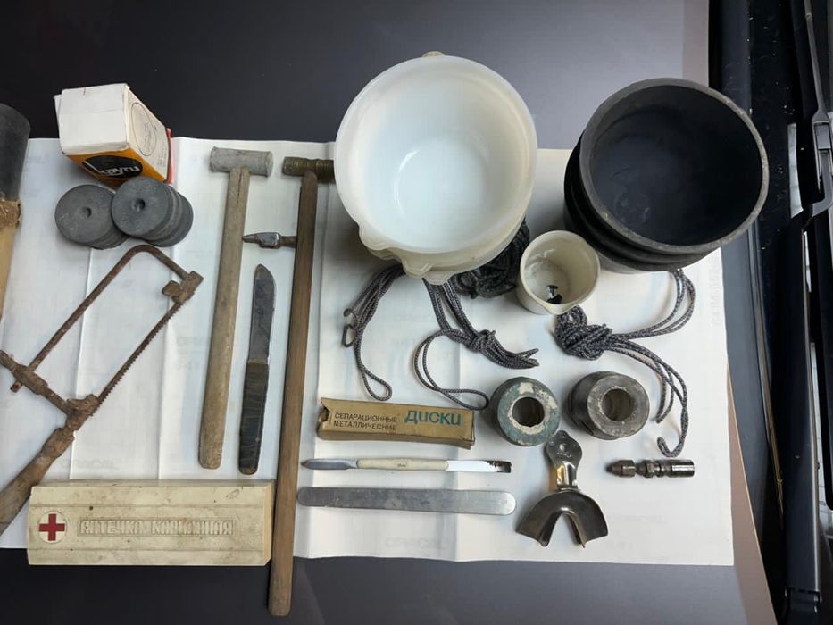 Зуботехнический стоматологический инструмент ссср, кюветы ложка