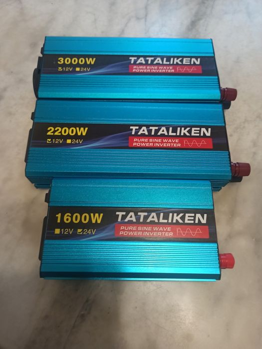 Инвертор.Преобразователь 12,24 в 220. Чистий синус 2000Вт.