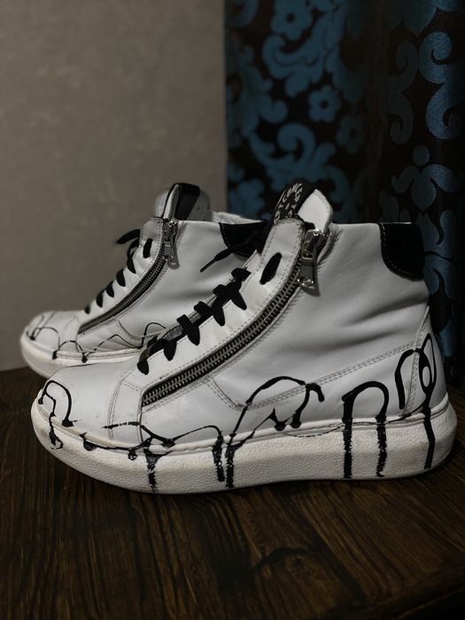 Кроссовки Италия,осінь,весна,демі,хайтопы,Concepte,кожа,ботинки