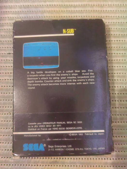 jogo n-sub sega sc 3000