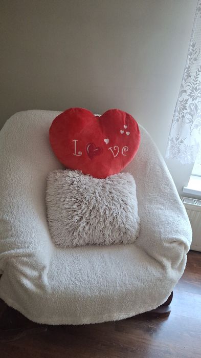 Piękna poduszka serce I Love You