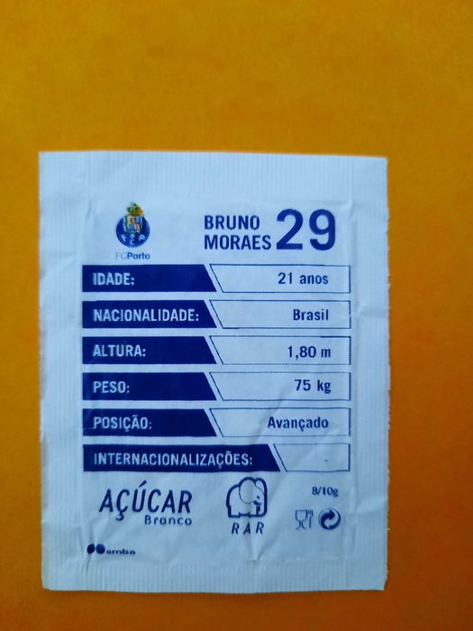 Pacote de açúcar Bruno Moraes - RAR Clubes Porto