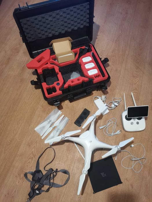 Dron DJI Phantom 4 Pro Plus (+)  Cały Film Zestaw Walizka Plecak